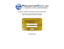Tablet Screenshot of partnerkartya.projektorrent.hu